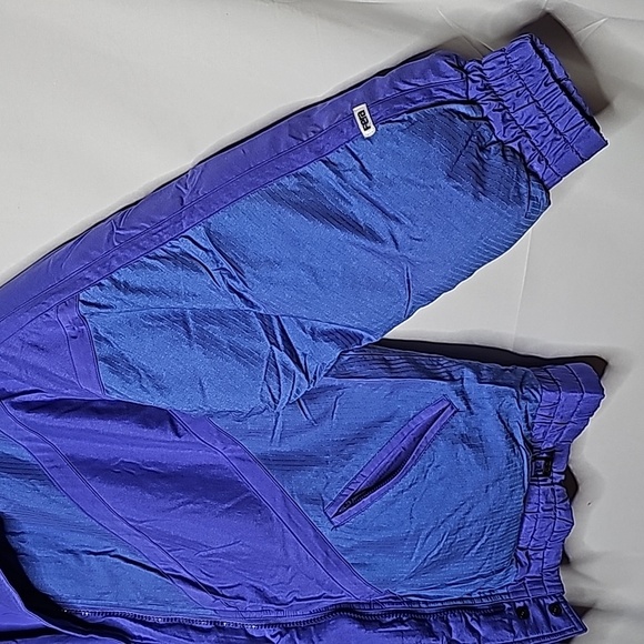 Vintage Fera 90's puffer down filled purple ski snow cold winter jacket sz 12 - Picture 3 of 6